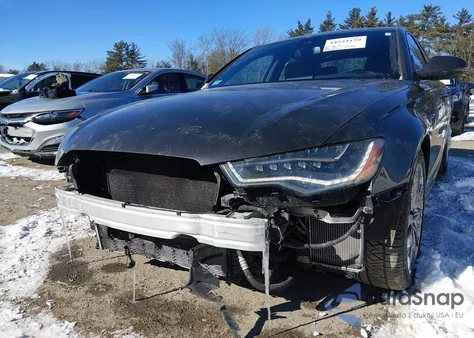 2015 Audi A6 3.0T Premium Plus from USA, damaged, VIN WAUHGAFCXFN009724